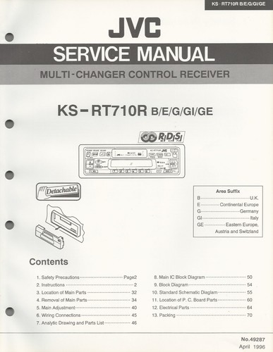 Serviceunterlagen jvc - ☆☆,