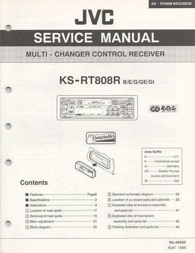 Serviceunterlagen jvc - -,
