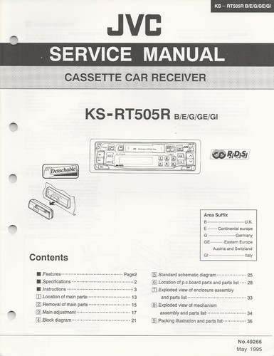 Serviceunterlagen jvc - ★☆,