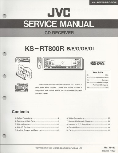 Serviceunterlagen jvc - serviceunterlagen,