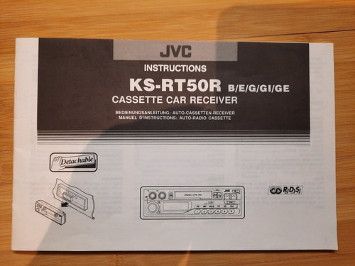 Jvc cassette car - cassette, receiver