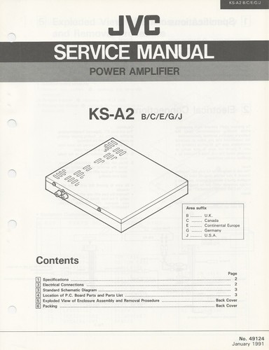 Serviceunterlagen jvc - -,