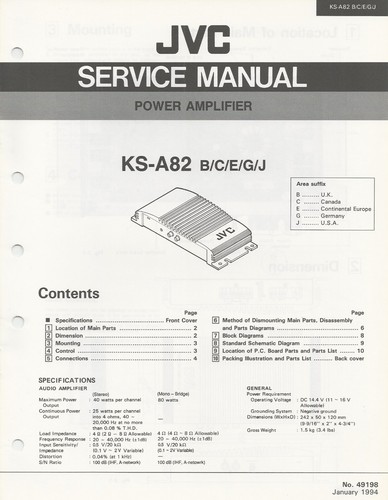 Serviceunterlagen jvc - ★★,
