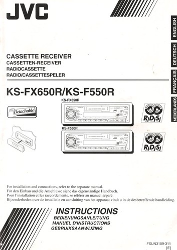 Jvc fx650r f550r - jvc, ks-fx650r/ks-f550r