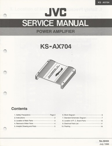 Serviceunterlagen jvc - -,
