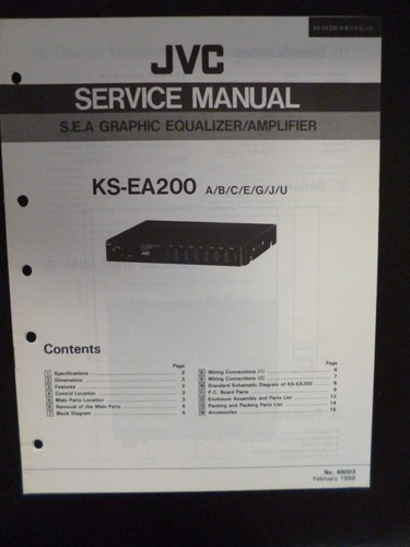 Original service manual - service, jvc
