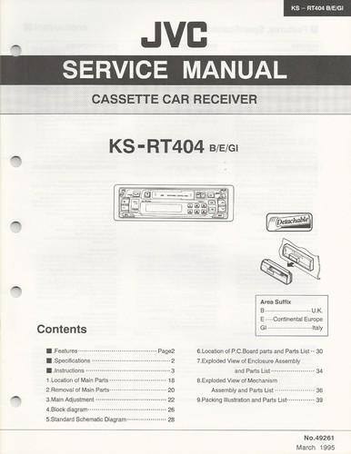 Serviceunterlagen jvc - ★☆,