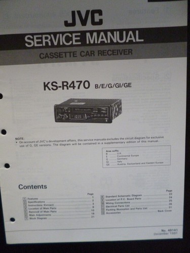 Original service manual - original, jvc